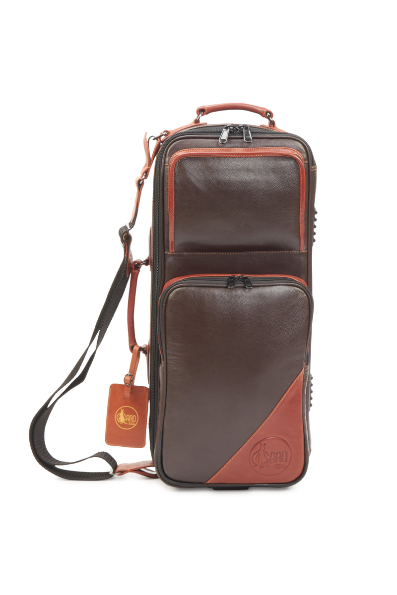GARD ELITE COMPACT DOUBLE TRUMPET GIG BAG- Leather – North Country