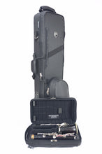 Load image into Gallery viewer, Marcus Bonna Bass Clarinet Case (Low C) w/ Detachable Bell Section, Black Nylon