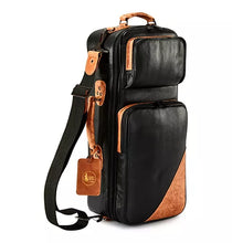 Load image into Gallery viewer, GARD ELITE COMPACT DOUBLE TRUMPET GIG BAG- Leather