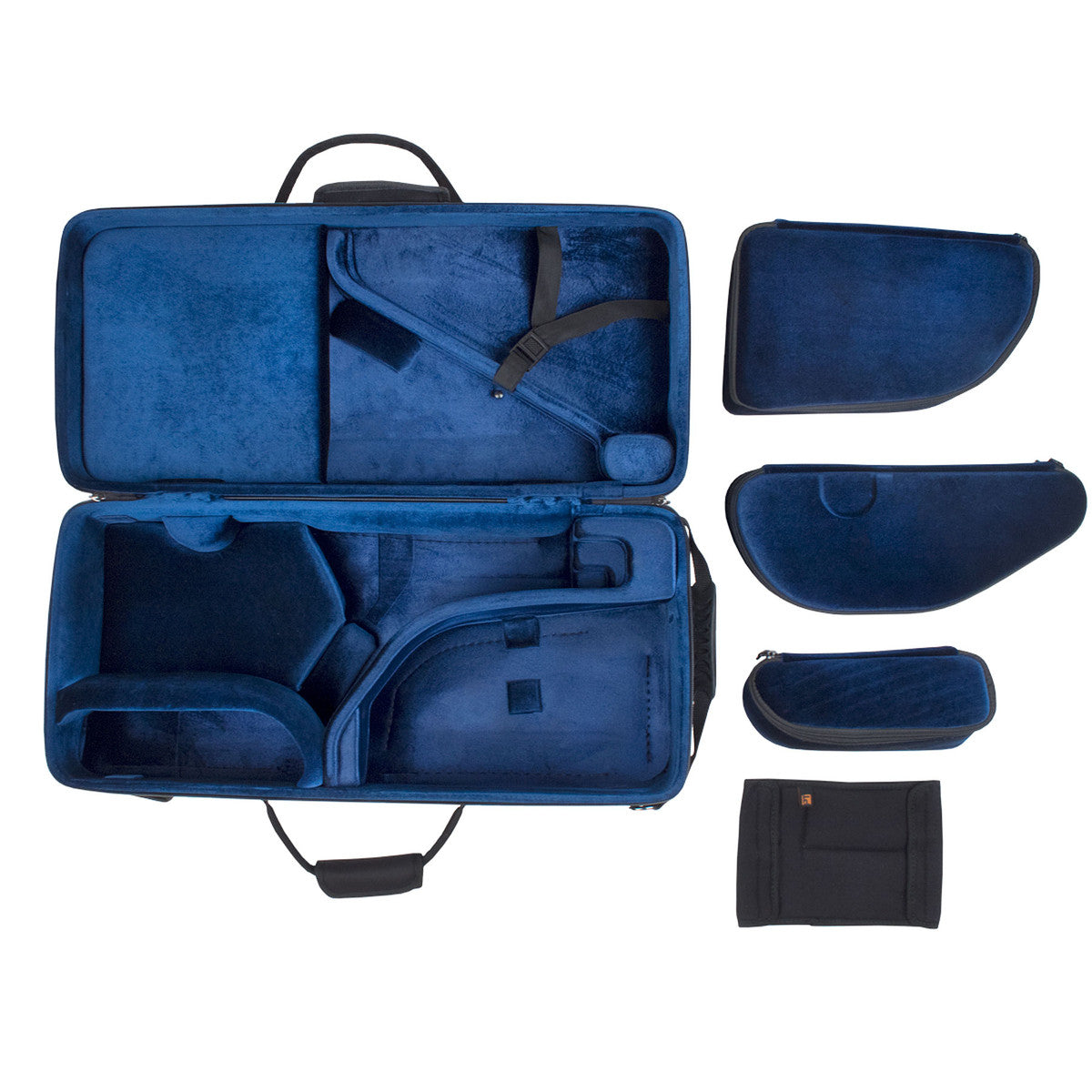 PROTEC PBTRIALTトリプルケースSax Clarinet Flute Protec PBTRIALT Alto Saxophone/Clarinet/Flute Combination Case