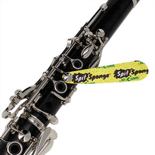 Load image into Gallery viewer, Spit Spong (2 piece) Woodwind Pad Dryer for Oboe, Flute, Clarinet, Bassoon and Soprano Sax by Key Leaves