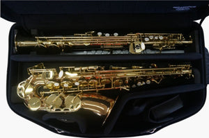 Marcus Bonna Double Case for Alto and Soprano Saxophone- Nylon