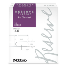 Load image into Gallery viewer, Reserve Classic Bb Clarinet Reeds