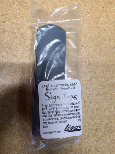 Legere Signature 2.25 Bb Clarinet Reed- No Packaging