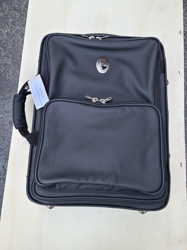 Marcus Bonna Double Clarinet Case (Bb/A)- Leather, Carbon Fiber