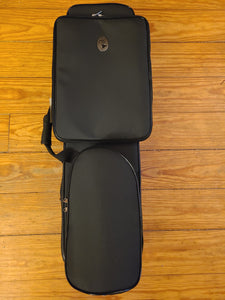 Marcus Bonna Bass Clarinet Case (Low C) w/ Detachable Bell Section, Black Nylon