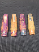 Load image into Gallery viewer, AM Mouthpieces- Marbled Hard Rubber