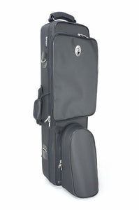 Marcus Bonna Bass Clarinet Case (Low C) w/ Detachable Bell Section, Black Nylon