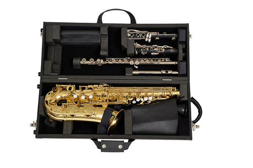 Wiseman Wooden Trey Pack Case (Alto Saxophone, Flute, Clarinet), Oak