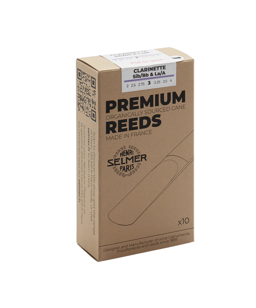 Selmer Paris Bb Clarinet Reeds, Box of 10