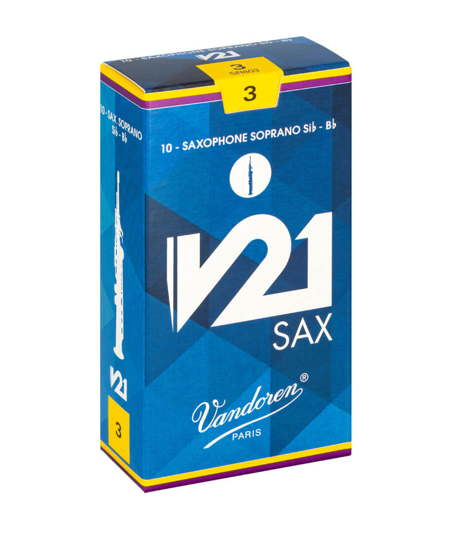 Vandoren V21 Soprano Saxophone Reeds- Box of 10