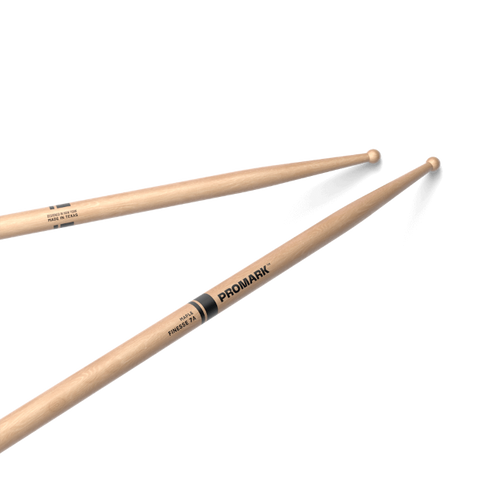 D'Addario Finesse 7A Maple Drumstick, Small Round Wood Tip