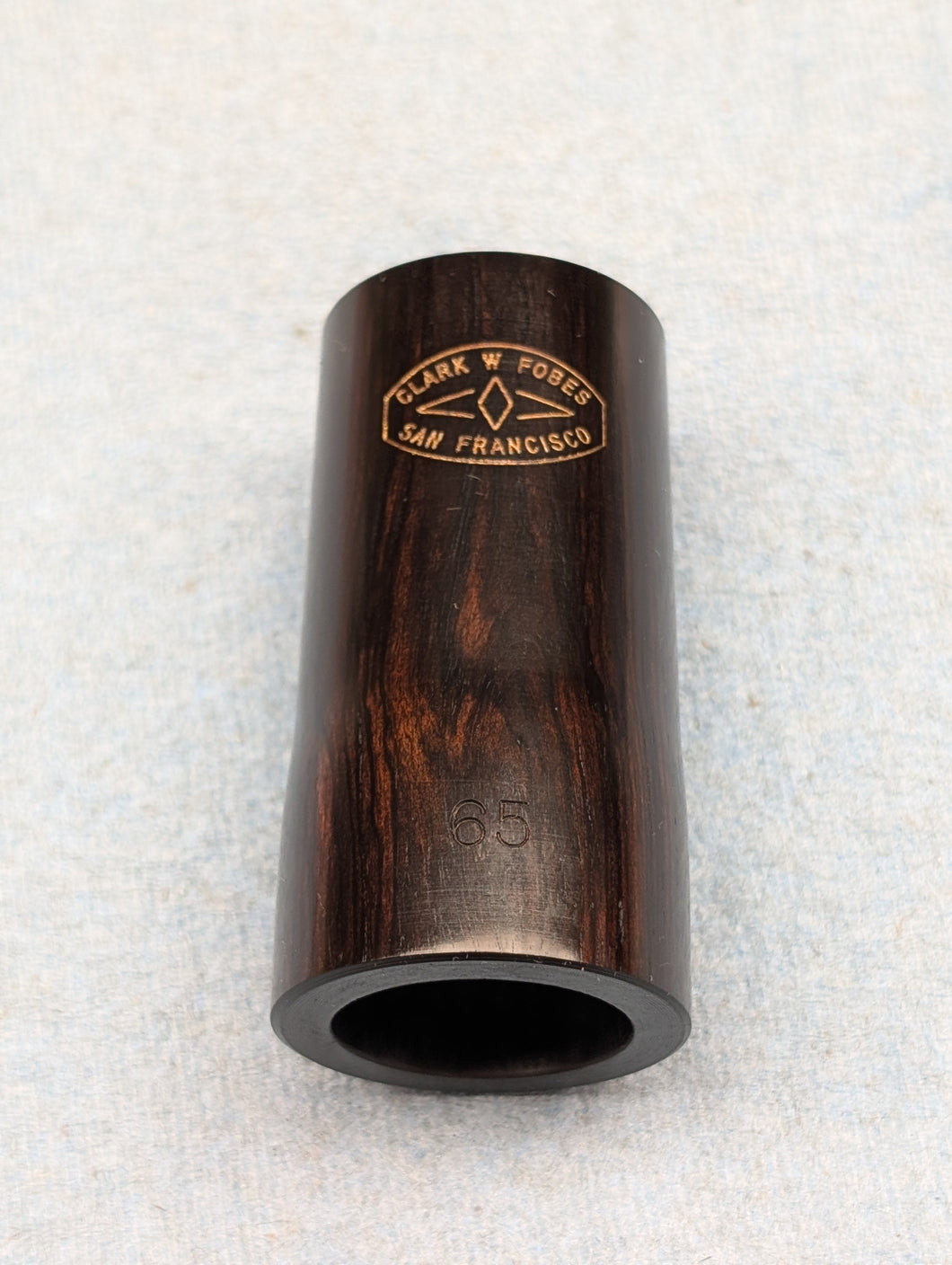 USED Clark Fobes Grenadilla Barrel, 65mm