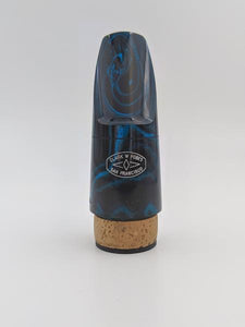 Fobes 10K Bass Clarinet Mouthpiece- Blue