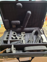 Load image into Gallery viewer, Marcus Bonna Triple Clarinet Case- Black Leather- CARBON FIBER