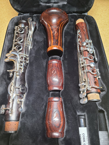 LIKE NEW Backun MoBa Bb Clarinet- Cocobolo/Silver, Solid Silver Tubes