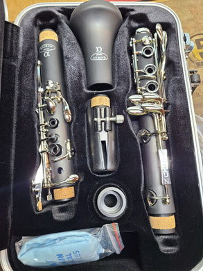 LIKE NEW Backun Alpha+ Clarinet, Synthetic Instrument w/Grenadilla Wood Barrel, Nickel Keys