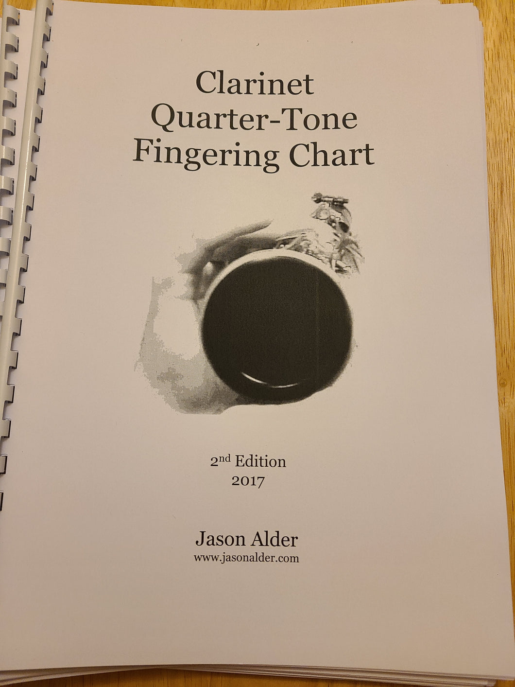 Jason Alder Quarter Tone Finger Charts for clarinet and bass clarinet