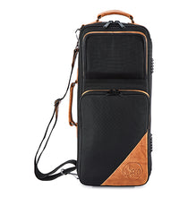 Load image into Gallery viewer, Gard Elite Compact Double Trumpet Gig Bag- Nylon w/ Leather Trim
