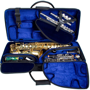 Protec Alto Saxophone / Clarinet / Flute Combination Case - PRO PAC