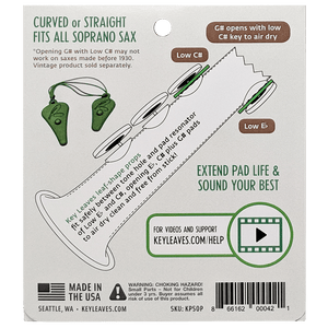 Key Leaves Soprano Sax Key Props