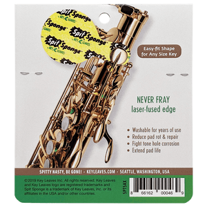 Spit Sponge- Saxophone Size Pad Dryer by Key Leaves