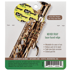Spit Sponge- Saxophone Size Pad Dryer by Key Leaves