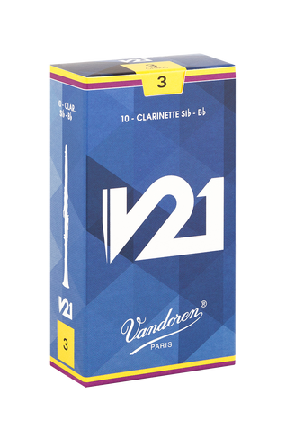 Vandoren V21 Bb Clarinet Reeds- Box of 10