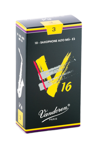 Vandoren Alto Saxophone V16 Reeds- Box of 10