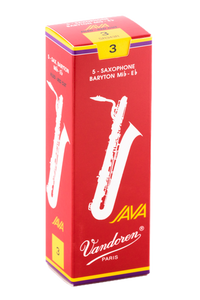 Vandoren Java (Red) Baritone Saxophone Reeds- Box of 5
