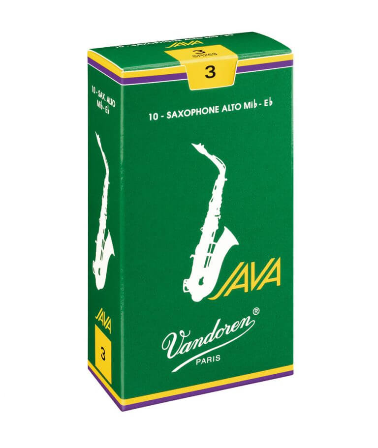 Vandoren Java (Green) Alto Saxophone Reeds