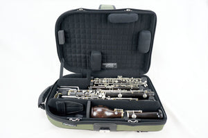 Marcus Bonna Case for Oboe and English Horn with Backpack Extension Attached- Black Nylon