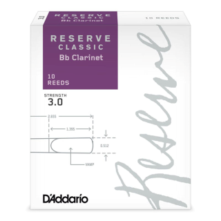 Reserve Classic Bb Clarinet Reeds