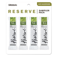 Load image into Gallery viewer, Reserve Alto Saxophone Reed Sampler Packs, 3.0-3.0+-3.5