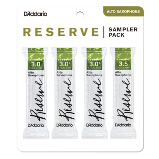 Reserve Alto Saxophone Reed Sampler Packs, 3.0-3.0+-3.5