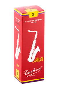 Vandoren Java (Red) Tenor Saxophone Reeds- Box of 5