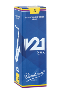 Vandoren V21 Tenor Saxophone Reeds- Box of 5