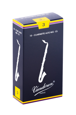 Vandoren Traditional Alto Clarinet Reeds- Box of 10