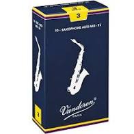 Vandoren Traditional Alto Saxophone Reeds- Box of 10